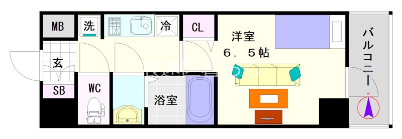 City Lux Namba South 間取り