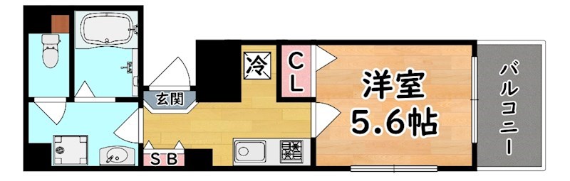 ブロスコート六甲Ⅱ 間取り
