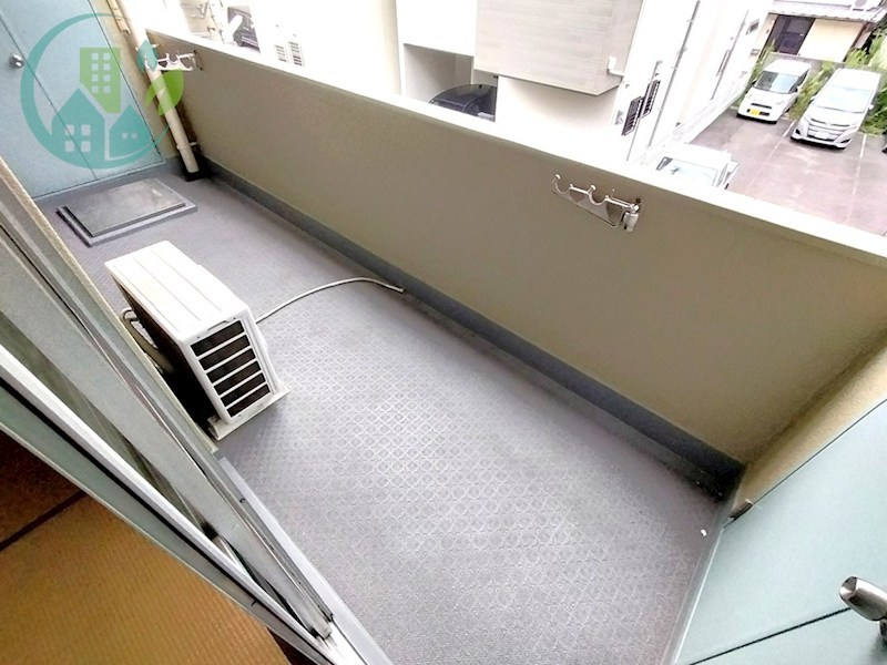 石町エメラルドハイツ ベランダ
