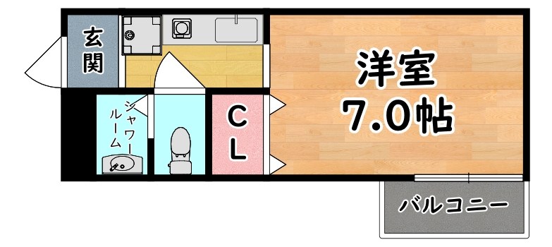 ERライフ王子公園 間取り