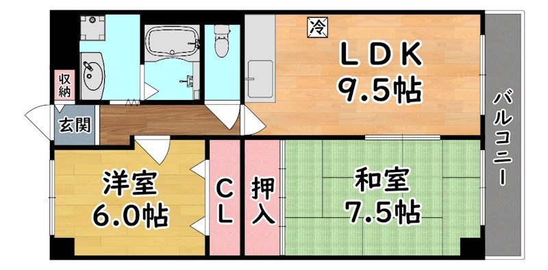 カルム六甲 間取り