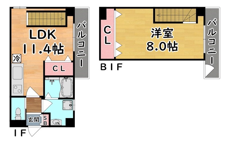 エカルラート青谷 間取り