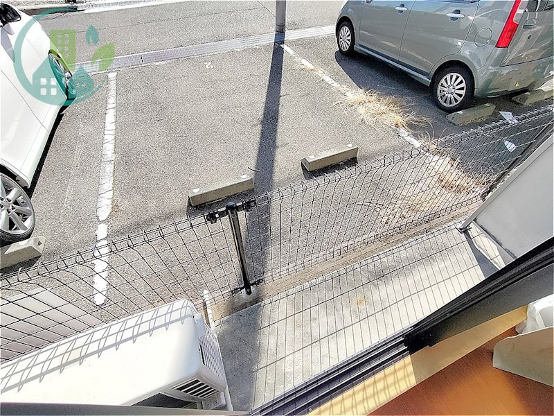 レオパレスアクアブルー青谷 ベランダ