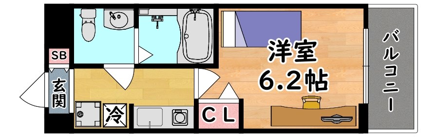アクロス神戸住吉ステーションロフト 間取り