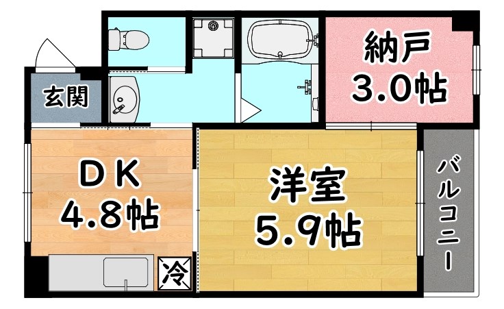 グランペール六甲 間取り