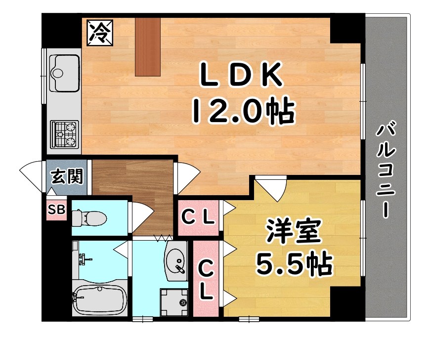 ワコーレ甲南 間取り