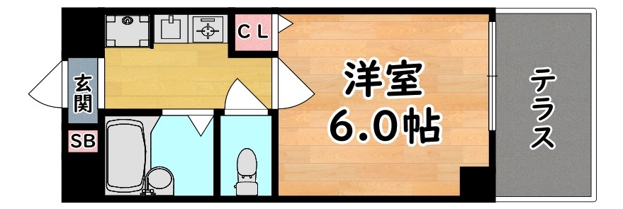 シャルマンフジ御影参番館 間取り