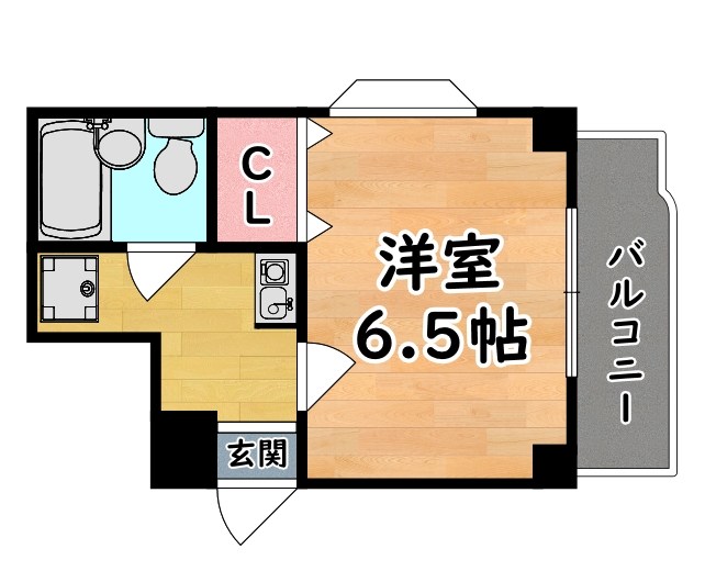 シャルマンフジ灘弐番館 間取り