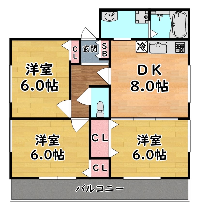 フレグランス御影 間取り