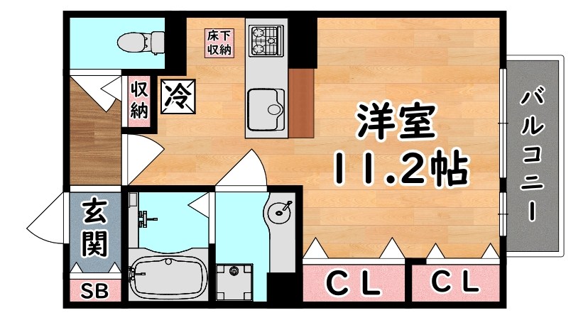 セジュール青谷１番館 間取り