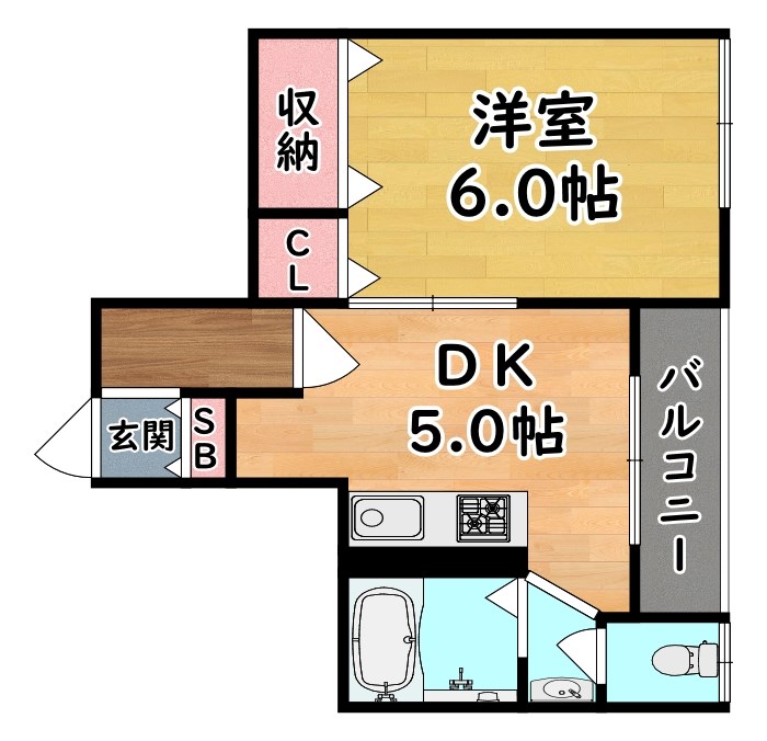 うえむらハイツ 間取り
