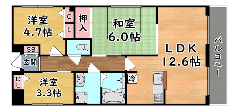 キャロル御影 間取り