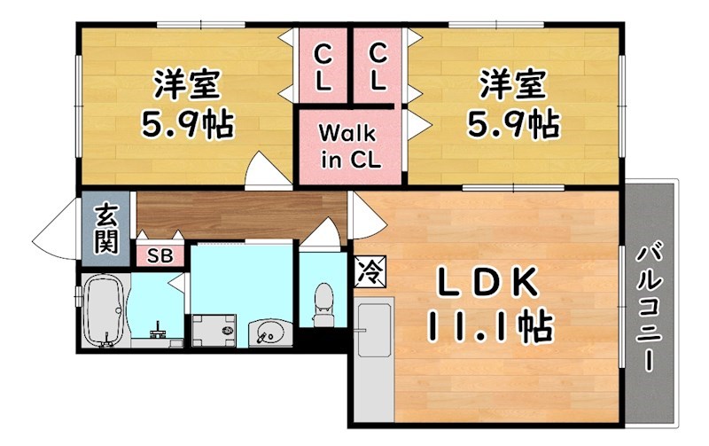 スリージェ壱番館 間取り