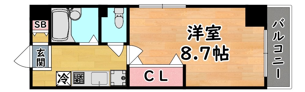 エスペランサ御影Ⅲ  間取り