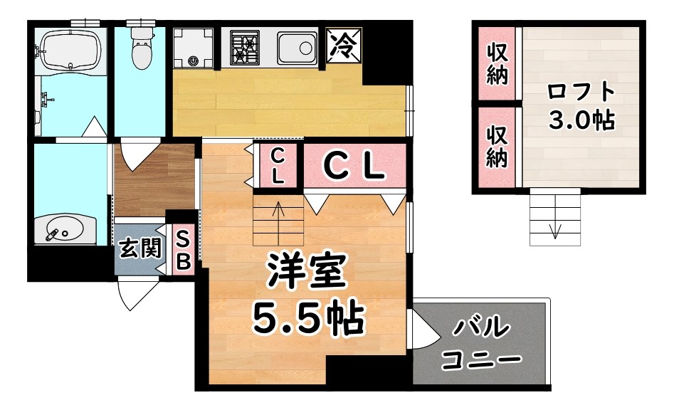 エスペランサ灘駅前 間取り