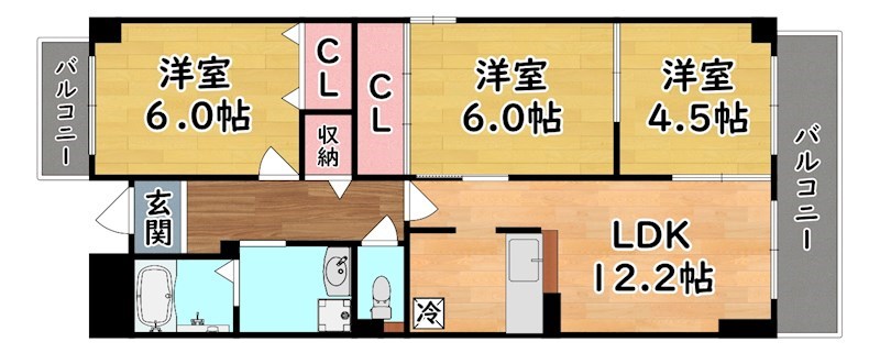 フロレセール南六甲 間取り