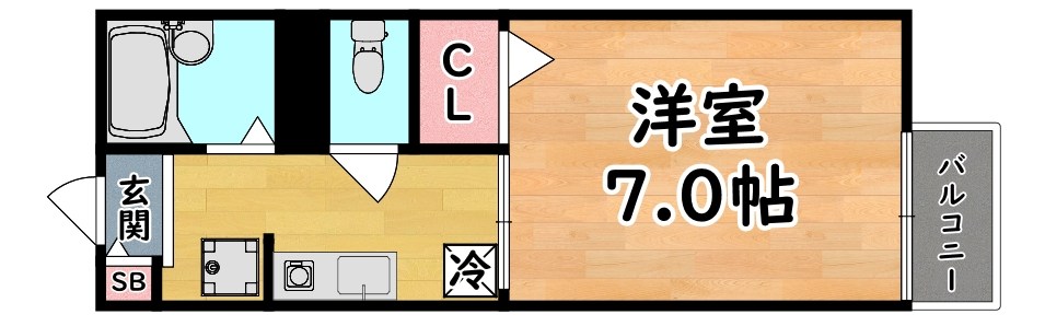 ヘスティア御影D棟 間取り