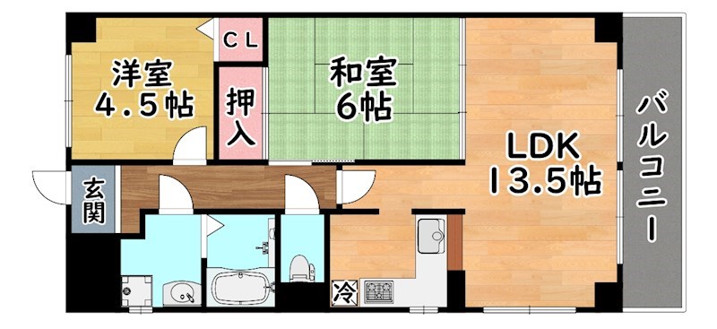 グリーンハウス大石 間取り