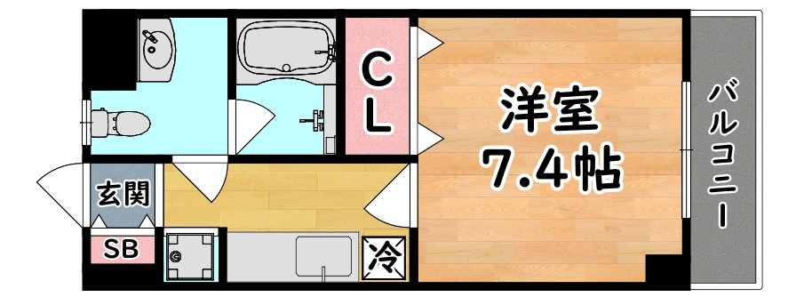 エントラール石屋川 間取り
