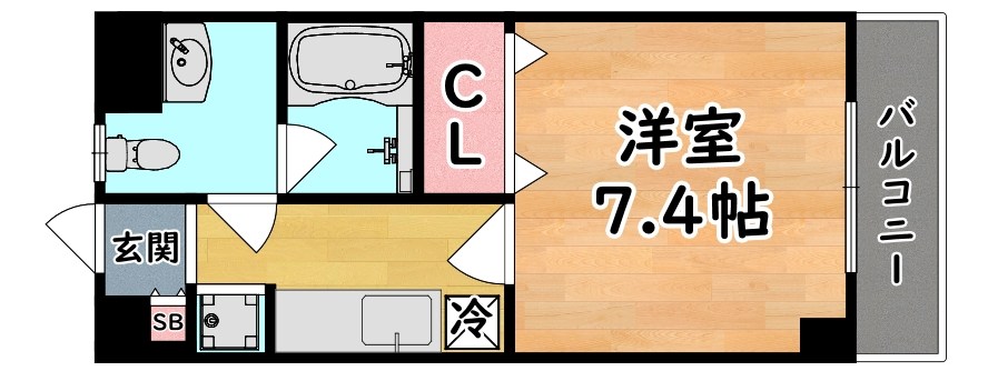エントラール石屋川 間取り