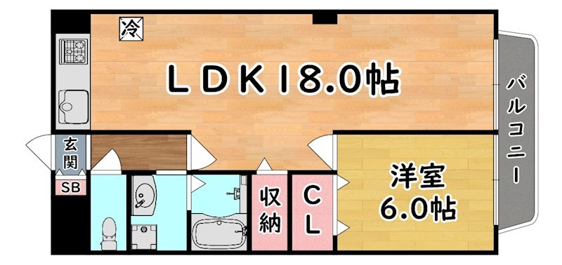 ラムール住吉 間取り