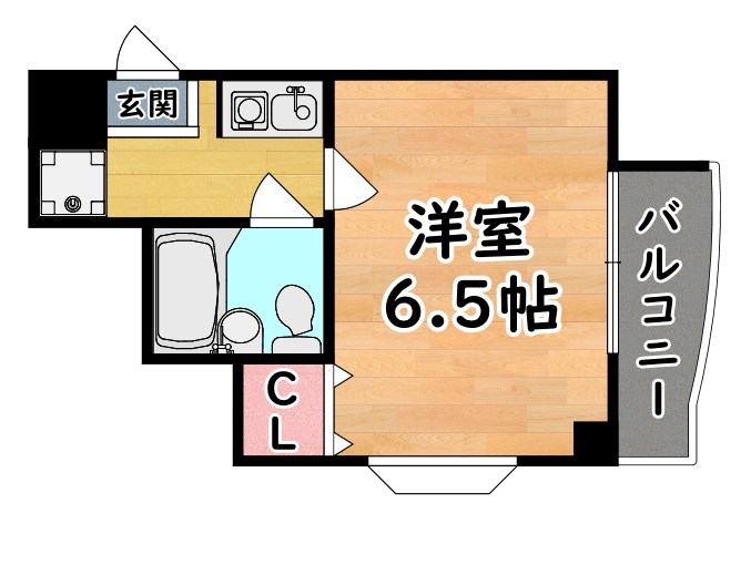 シャルマンフジ灘弐番館 間取り