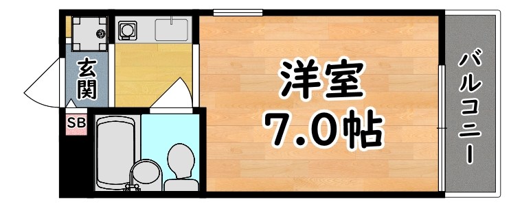 ダイドーメゾン御影Ⅲ 間取り