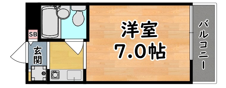ダイドーメゾン御影Ⅲ 間取り