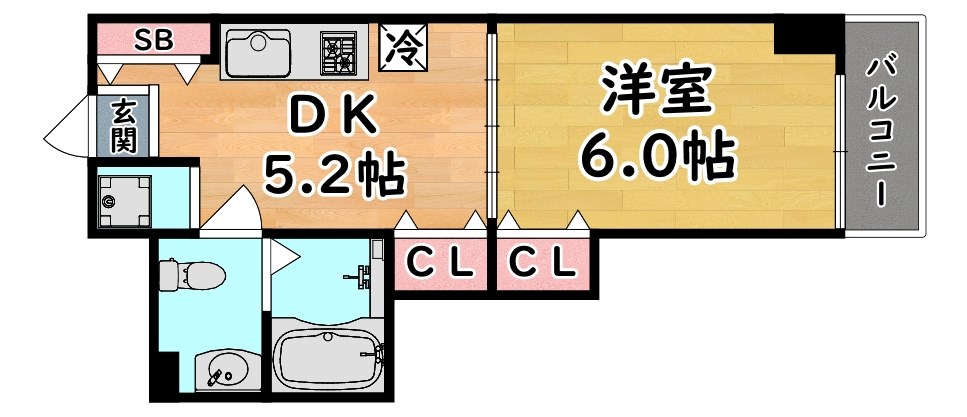 エスペランサ御影Ⅱ 間取り