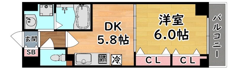 エスペランサ御影Ⅱ 間取り