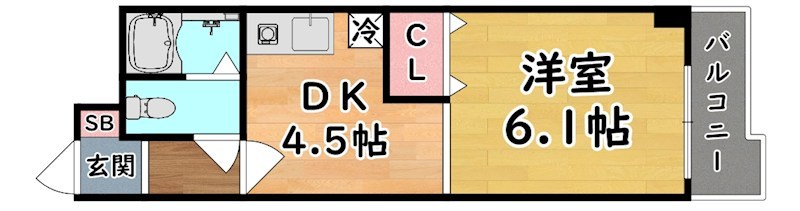 石屋川ロイヤルハイツ 間取り