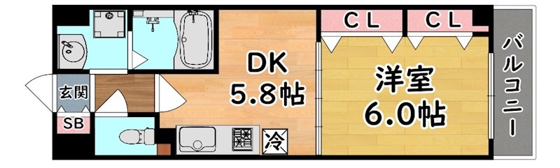 エスペランサ御影Ⅱ 間取り