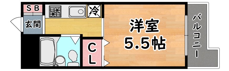 六甲アサヒ 間取り
