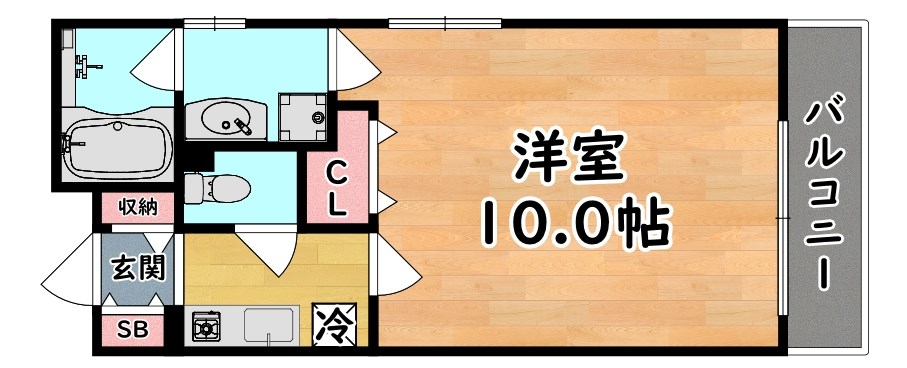 パレス東洋神戸3号館 間取り