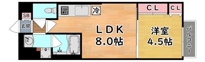 コンフォート王子 間取り