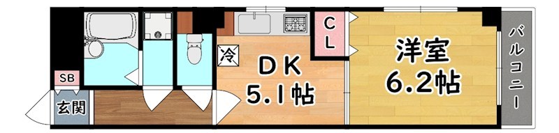 パレスNADA 間取り