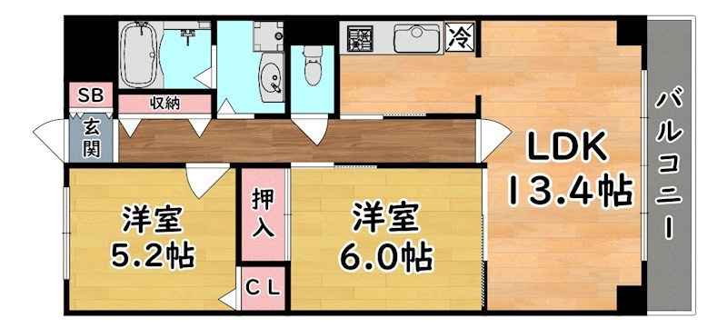 フィール甲南 間取り