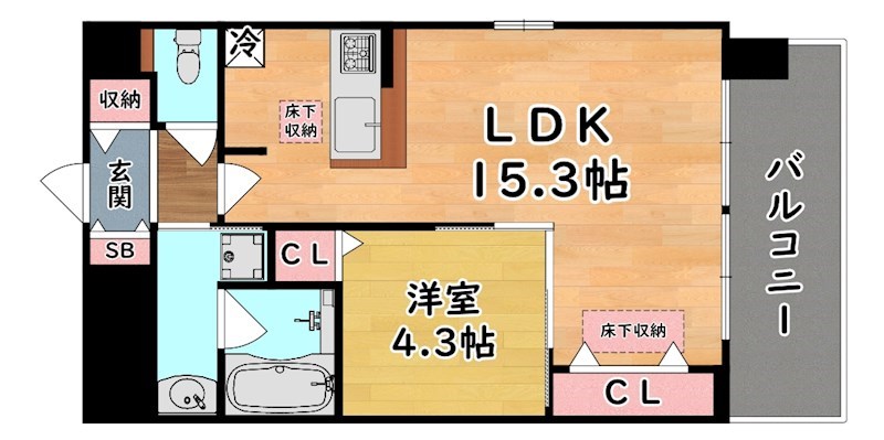 スプランディッド王子公園 間取り