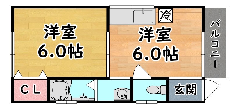 灘北キュービック 間取り
