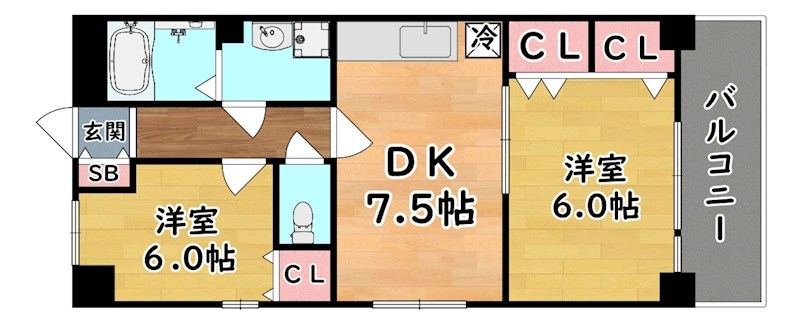 ハイツまや 間取り