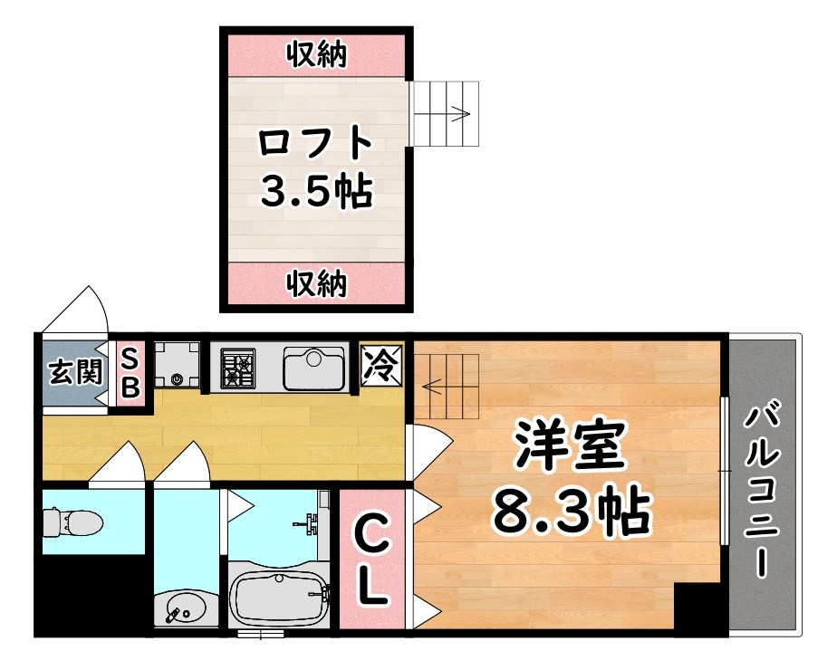 エスペランサ灘駅前 間取り