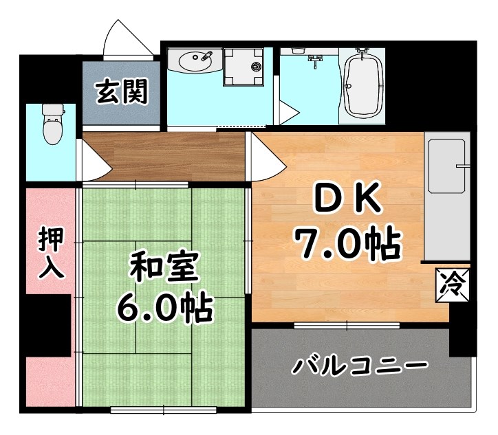 タウンコート六甲 間取り