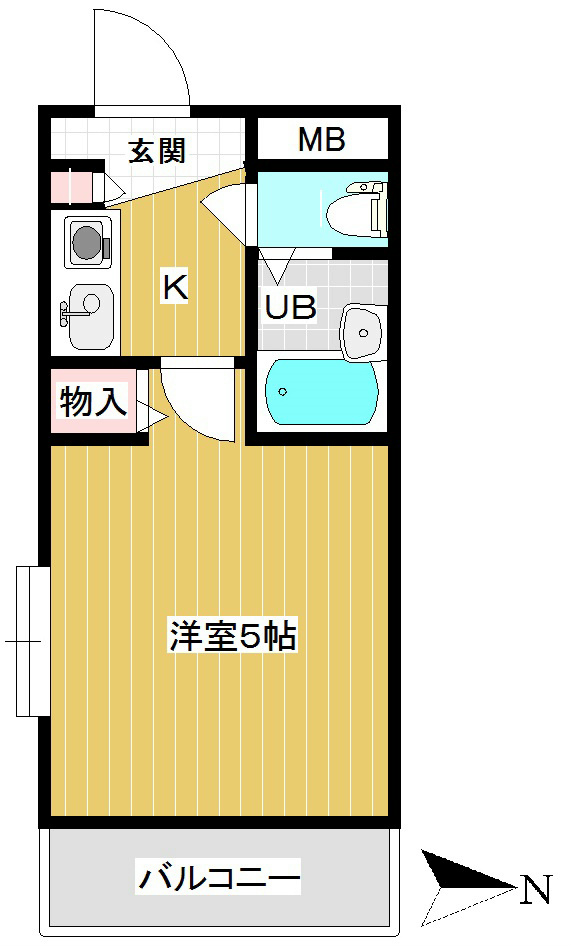 ビップ豊玉 間取り図