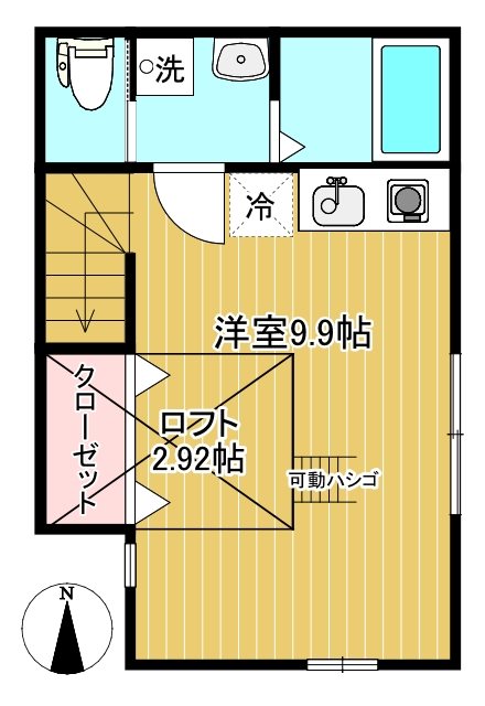 ヴィアラッテア 間取り図
