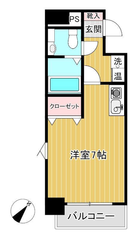 フェスシントミ 間取り図