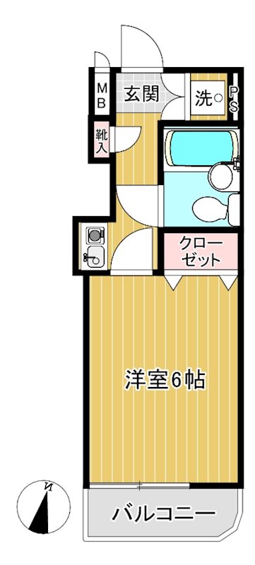 ゴールドハイツ桜台  間取り図