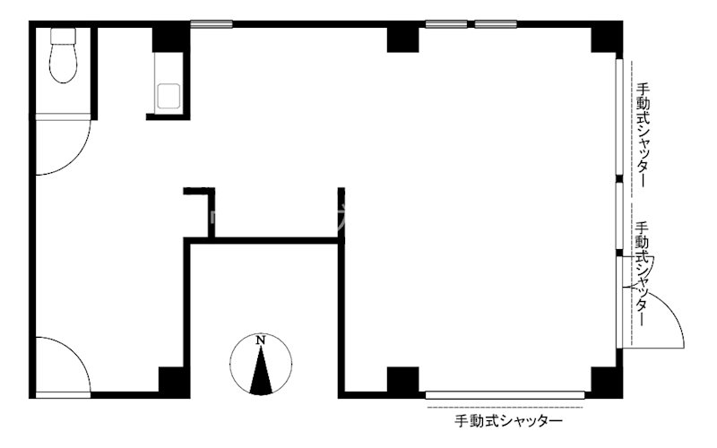 村上店舗・事務所 間取り図