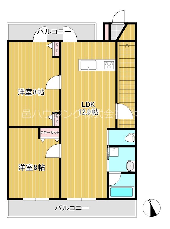 ベルメゾン中村橋　South 間取り図