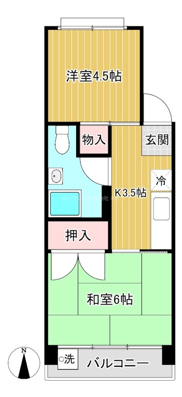 豊玉大坂グリーンコーポ 間取り図