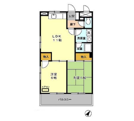 マンションニューフォレスト 間取り図